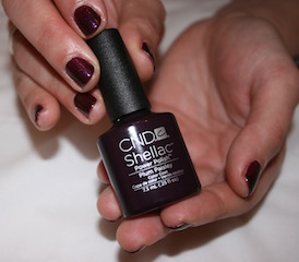 CND Shellac Plum Pailsey