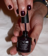 CND Shellac Plum Paisley